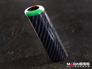 Alfa Romeo 4C Carbon Fiber e-Brake Handle - Italian Flag Alfa Romeo 4C Carbon Fiber e-Brake Handle - Italian Flag